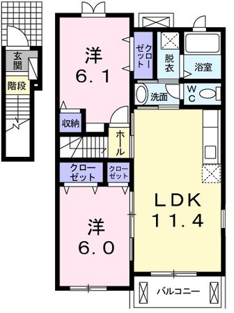 ジュネス ヴィラの物件間取画像